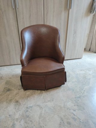 Sillón de Cuero Marrón