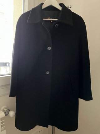 Chaquetón de lana negro El Corte Inglés