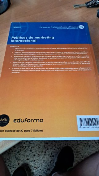 POLITICAS DE MARKETING INTERNACIONAL UF1782