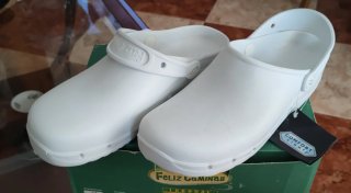 Zapatos Feliz Caminar Blancos Talla 41