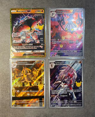 Set 4 Carte Pokémon Celebrations
