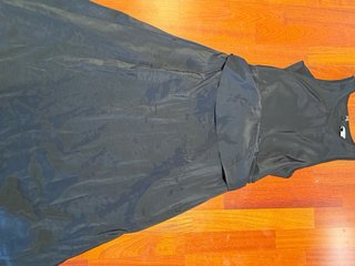 Vestido COS fiesta elegante azul marino