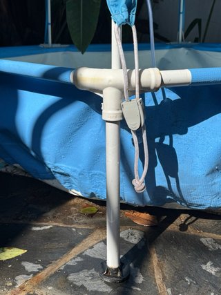 Piscina Hinchable Infantil con Toldo UPF 50+