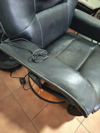 Sillón reclinable con masaje