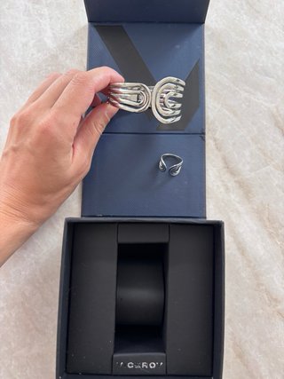 Conjunto Viceroy Pulsera y Anillo Plata