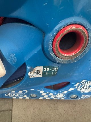 Patines Oxelo Azules Talla 28-30 con Protecciones