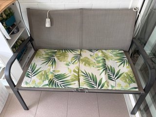 Sofá de 2 plazas para terraza o jardín