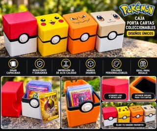 Cajita para cartas Pokémon