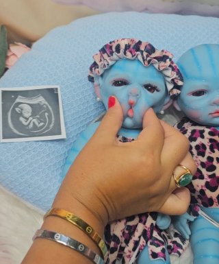 Bambole Reborn Avatar in Silicone Platino Completa