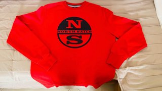 Felpa North Sails rossa