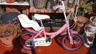 Bicicleta infantil rosa