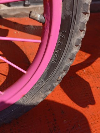 Bicicleta infantil rosa