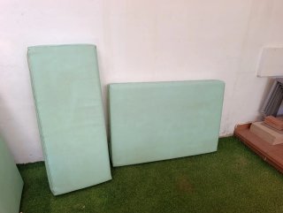 Cojines para palets verdes