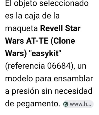 Maqueta Star Wars AT-TE (2012)