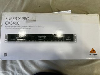 Crossover Behringer Super-X Pro CX3400