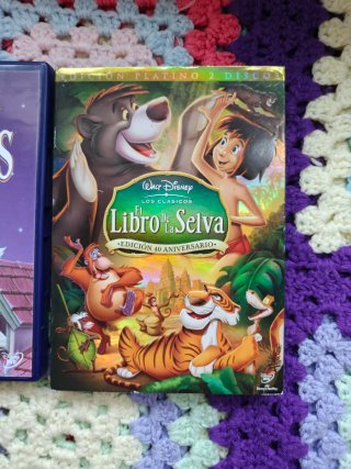 2 dvd Aristogatos y Libro de la Selva