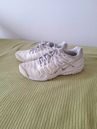 Zapatillas de Tenis Asics Blancas Talla 42
