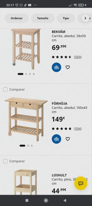 Mueble madera Förhöja