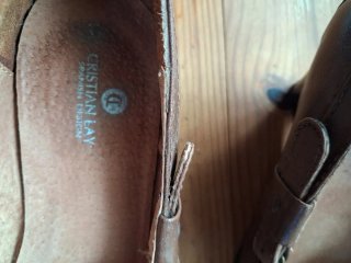 Zapatos de tacón marrones Cristian Lay