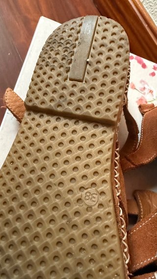 Cangrejeras de piel Talla 38