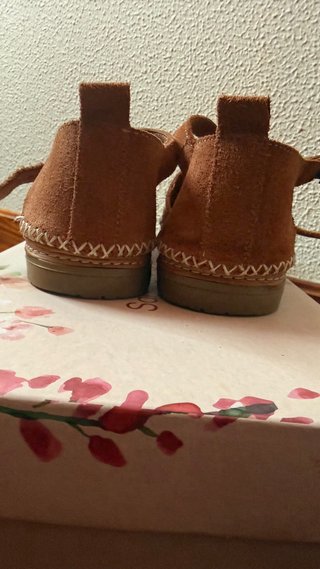 Cangrejeras de piel Talla 38