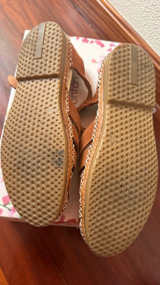 Cangrejeras de piel Talla 38