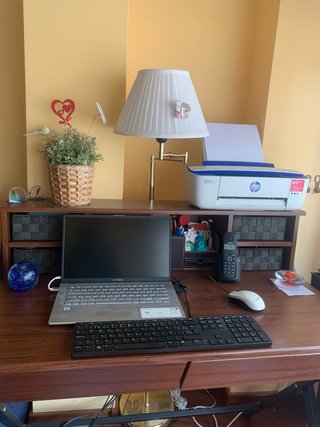 Escritorio de Madera y Metal