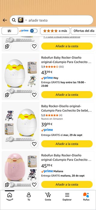 Mecedor para cochecito de Bebé