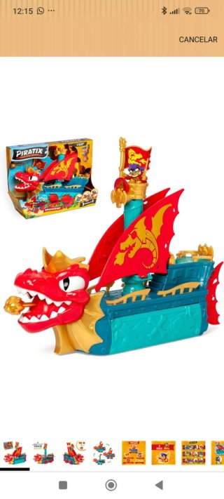 Barco Pirata Dragón Piratix