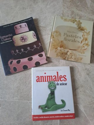 Lote de libros de reposteria creativa
