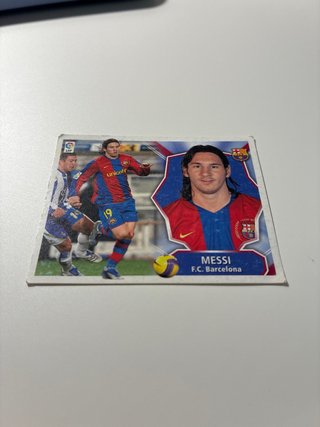 Carta Coleccionable Messi F.C. Barcelona 2008/09