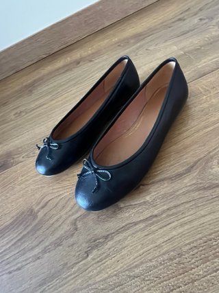 Bailarinas Geox Negras de Piel Talla 39