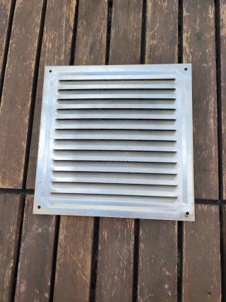 Rejilla de Ventilación de Aluminio 20x20