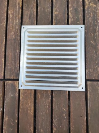 Rejilla de Ventilación de Aluminio 20x20