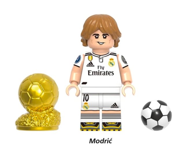 Figura Lego Futbol Real Madrid Modrić compatible