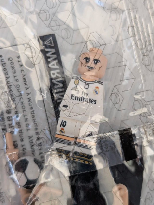 Figura Lego Futbol Real Madrid Modrić compatible