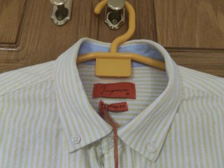 Camisa de Rayas Amarilla y Blanca