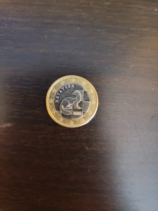 Moneda 1 Euro Croacia 2023