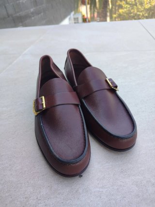 Zapatos Guido Marrones con Hebilla