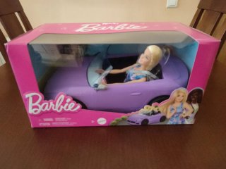 Coche Barbie con Muñeca