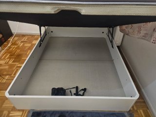 Cama 150x190 + colchón, 2 meses