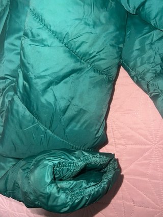 Chaqueta Acolchada Verde Bershka