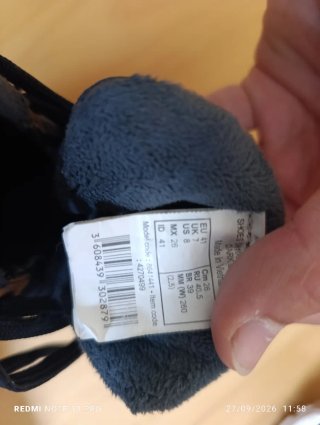 Zapatillas montaña Quechua azul marino