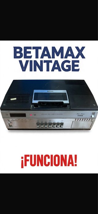 Reproductor Betamax Fisher Vintage