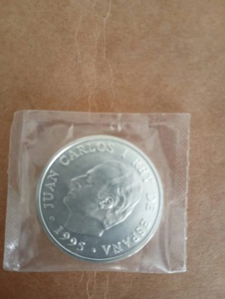 Moneda de Plata Juan Carlos I 1995