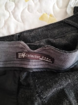 Pantalón Zara cagado tipo drop croach