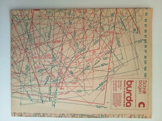 Burda Model rivista  "Taglie forti" 1978 n 421