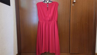 Vestido de fiesta rojo El Corte Inglés Talla 38