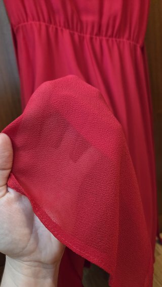 Vestido de fiesta rojo El Corte Inglés Talla 38