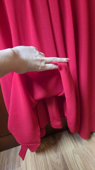 Vestido de fiesta rojo El Corte Inglés Talla 38